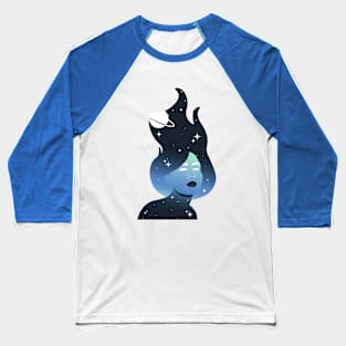 Galaxy Girl Baseball T-Shirt